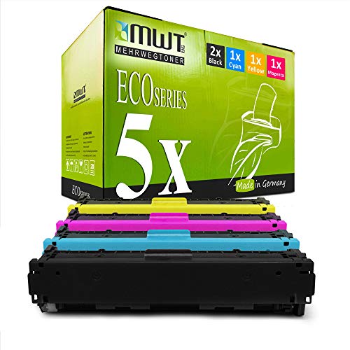 5X MWT Toner für Canon I-Sensys LBP 7100 7110 cw cn ersetzt 731 EP-731 von Mehrwegtoner