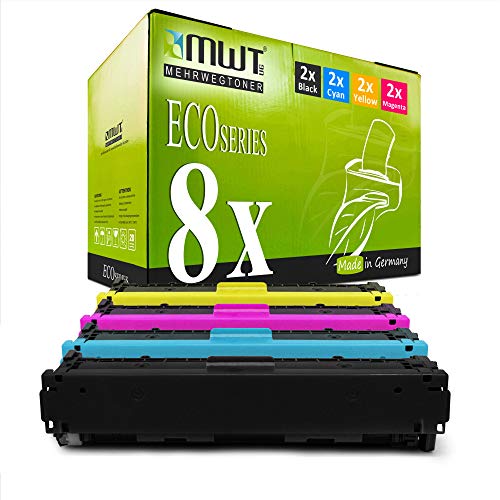 8X Kraft Office Supplies Toner kompatibel für Canon I-Sensys MF 623 624 628 8230 8280 cw Cw cn Cn ersetzt 731 von Mehrwegtoner