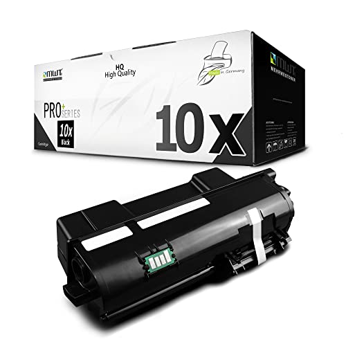 MWT Toner 10x kompatibel für Kyocera Ecosys P2040 ersetzt TK-1160 TK1160 Schwarz von Mehrwegtoner