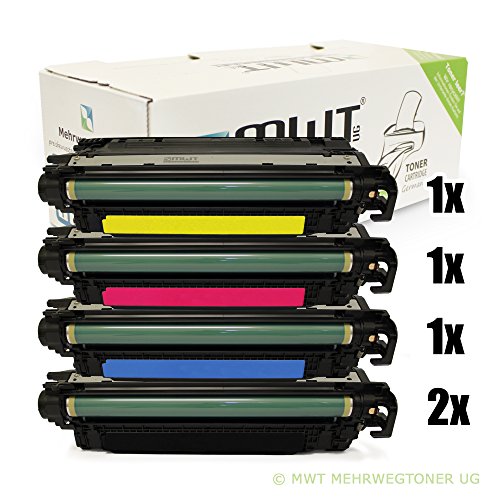 MWT remanufactured Toner mit 50% mehr Leistung für Color Laserjet Enterprise 700 Color M775 DN f z + Plus ersetzen kompatibel für HP 508X 2X CE340A & je 1x CE341A CE342A CE343A von Mehrwegtoner