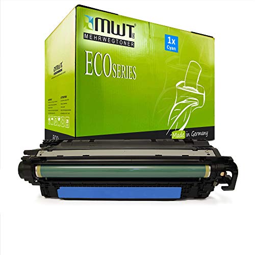 MWT remanufactured Toner mit 50% mehr Leistung für Color Laserjet Professional CP5200 Series CP5220 Series CP5225 CP5225DN CP5225N CP5225XH ersetzen kompatibel für HP 307A Blaue CE741A von Mehrwegtoner