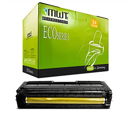 Mehrwegtoner 1x MWT Toner für Ricoh Aficio SP C 250 sf e SFw DN ersetzt 407546 Yellow Gelb von Mehrwegtoner