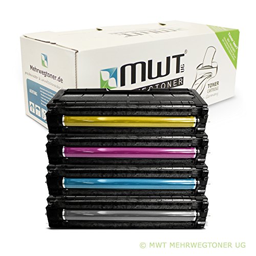 Mehrwegtoner MWT Toner mit 50% mehr Leistung für Ricoh Aficio SP C250SF / SP C250DN ersetzen BK C Y M Patronen im Bundle Original (ISO-Norm 19798 ) von Mehrwegtoner