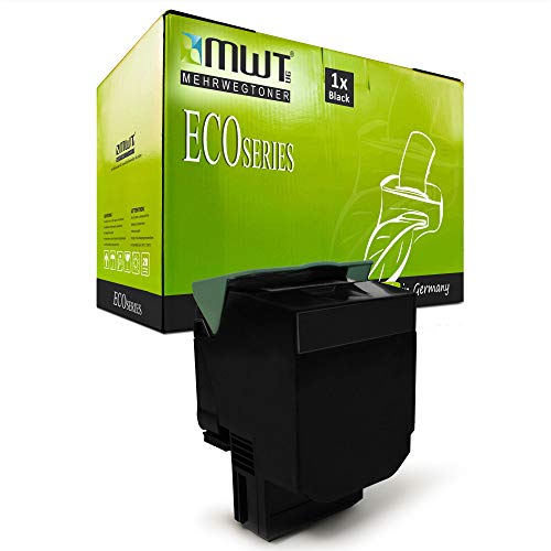 Mehrwegtoner Schwarz Toner kompatibel für Lexmark CS421 CS521dn CS622de CX421adn CX522ade CX622 CX625 ade ersetzt 78C20K0 mit ca. 2.000 Seiten von Mehrwegtoner
