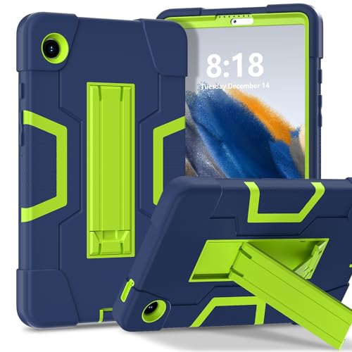 Meifei Schutzhülle für Galaxy Tab A9 8.7 2023, strapazierfähiges, hartes Polycarbonat, weiches Silikon, stoßfest, hohe Schlagfestigkeit, Schutzhülle für Samsung Tab A9 SM-X110 SM-X115, Marineblau + Meifei Schutzhülle für Galaxy Tab A9 8.7 2023, strapazierfähiges, hartes Polycarbonat, weiches Silikon, stoßfest, hohe Schlagfestigkeit, Schutzhülle für Samsung Tab A9 SM-X110 SM-X115, Marineblau + von Meifei