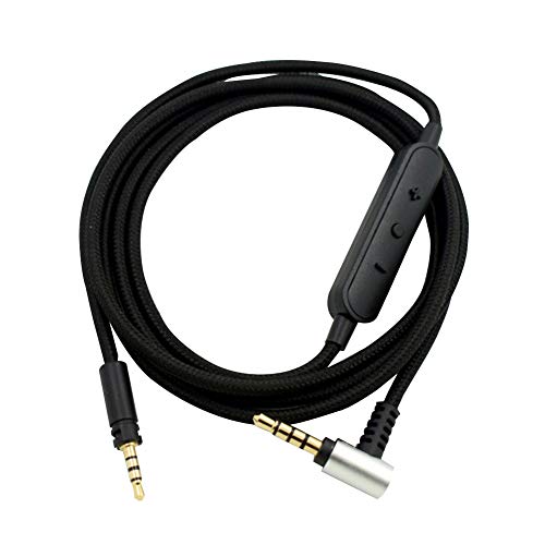 Meijunter Ersatz Kabel für Sennheiser Momentum On Ear/On Ear 2.0/Over Ear/Over Ear 2.0/HD4.40 BT/HD4.30 BT/HD 4.50 BTNC Kopfhörer Jack Plaudern MIC Kabel von Meijunter
