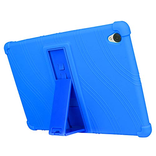 Meijunter Hülle für Huawei Mediapad M6 10.8 Zoll Tablet 2019, Stand Silikon Weich Skin Schlank Schale Schützend Abdeckung (Blau) von Meijunter