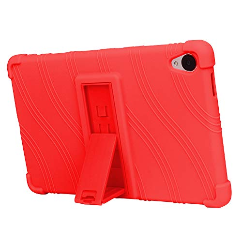 Meijunter Hülle für Huawei Mediapad M6 8.4 Zoll Tablet 2019, Stand Silikon Weich Skin Schlank Schale Schützend Abdeckung (Rot) von Meijunter