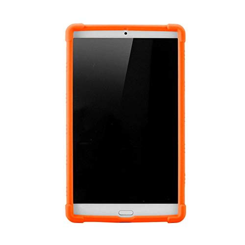 Meijunter Schutzhülle für Huawei MediaPad M5 8.4 - Safe Durable Schützende Silikon Hülle für Huawei MediaPad M5 8.4 inch 2018,Orange von Meijunter