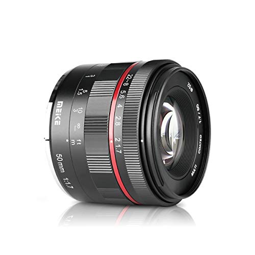 MEIKE MK-50MM F/1.7 Prime Lens Compatible with Fujifilm Camera Such as X-T1 X-T2 X-T100 X-T20 von Meike