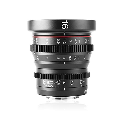 Meike 16mm T2.2 Manueller Fokus Weitwinkelobjektiv für M43 Micro Four Thirds MFT Mount Kameras und Kinokamera BMPCC Meike 16mm T2.2 Manueller Fokus Weitwinkelobjektiv für M43 Micro Four Thirds MFT Mount Kameras und Kinokamera BMPCC von Meike