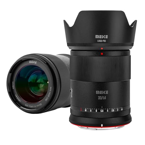 Meike 33mm F1.4 Weite Blende APS-C Rahmen AF STM (Schrittmotor) Autofokus Fix Portraitobjektive Z Mount Spiegellose Kameras Z5 Z6 Z7 Z9 Z30 Z50 Z fc von Meike