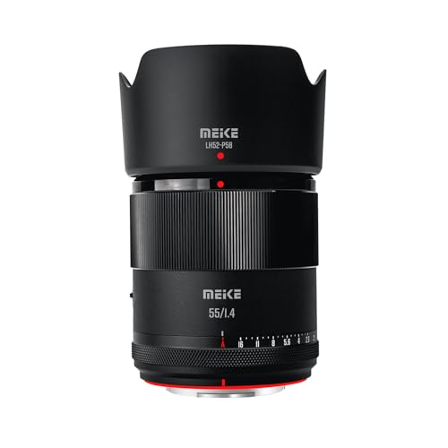 Meike 55 mm F1.4 Autofokus STM Schrittmotor APS-C Portrait Objektiv kompatibel mit Fujifilm X Mount Kameras X-T1 X-T2 X-T3 X-T4 X-T5 X-T10 X-T20 X-T30 X-T100 von Meike