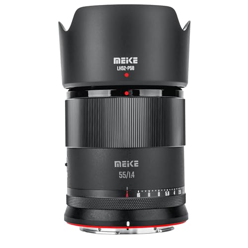 Meike 55 mm F1.4 Autofokus STM Schrittmotor APS-C Portrait Objektiv kompatibel mit Nikon Z Mount Kameras Z50 Z50II Z30 Zfc im APS-C-Modus Meike 55 mm F1.4 Autofokus STM Schrittmotor APS-C Portrait Objektiv kompatibel mit Nikon Z Mount Kameras Z50 Z50II Z30 Zfc im APS-C-Modus von Meike