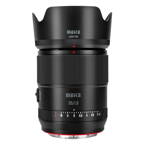 Meike 55 mm F1.8 Autofokus große Blende STM Vollformat Standard Prime Portrait Objektiv kompatibel mit Panasonic Lumix Sigma Leica L-Mount Kameras S1H S1 S5 S5 Mark II S1R S9 SL SL2 FP von Meike