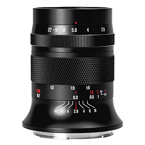 Meike 60mm F2.8 Vergrößerung Makro Manueller Fokus APS-C Objektiv Kompatibel mit Nikon Z Mount Kameras Z50, Z5, Z6, Z7 im APS-C Modus von Meike