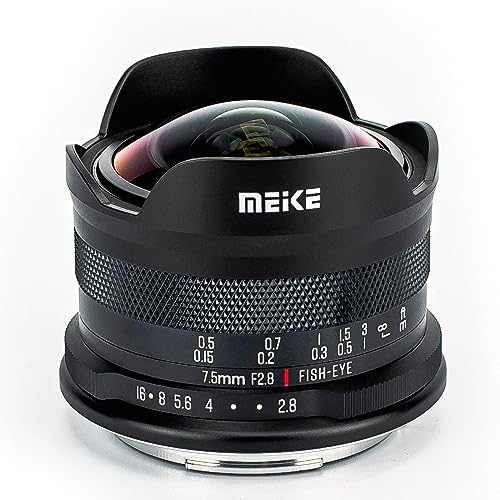 Meike 7,5 mm f2,8 RF-Mount Ultra Wide Circular Fischaugenobjektive Manueller Fokus Feste Prime APS-C Objektiv für Canon EOS-R EOS-RP R5 R5C R6 R7 R10 spiegellos Meike 7,5 mm f2,8 RF-Mount Ultra Wide Circular Fischaugenobjektive Manueller Fokus Feste Prime APS-C Objektiv für Canon EOS-R EOS-RP R5 R5C R6 R7 R10 spiegellos von Meike