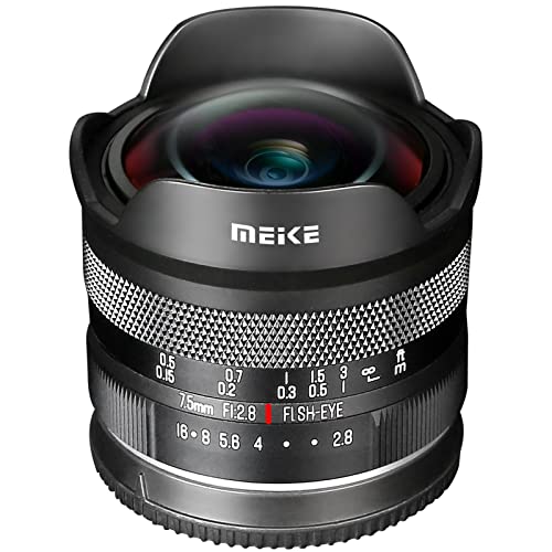 Meike 7.5mm f2.8Fischaugenobjektiv für Fujifilm X Mount spiegellose Kameras X-T1 X-T2 X-T3 X-T4 X-T5 X-T10 X-T2 X-T10 X-T20 X-T100 X-T200 XPro1 X-S10 Meike 7.5mm f2.8Fischaugenobjektiv für Fujifilm X Mount spiegellose Kameras X-T1 X-T2 X-T3 X-T4 X-T5 X-T10 X-T2 X-T10 X-T20 X-T100 X-T200 XPro1 X-S10 von Meike
