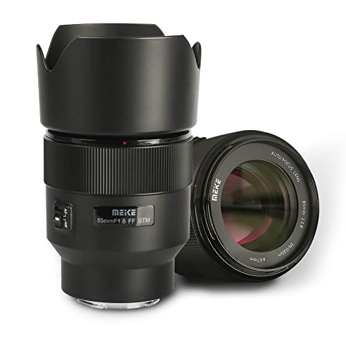 Meike 85 mm F1,8 Vollformat-AF-STM-Objektiv, große Blende, Autofokus, mittelgroßes Teleobjektiv, fixiertes Prime-Porträt-Objektiv für Sony E-Mount spiegellose Kameras A9 A7III A7II A7 A7R3 A7R4 von Meike