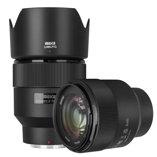 Meike 85mm F1.8 Vollformat AF STM(A Schrittmotor) Objektiv Große Blende Autofokus Mittleres Teleobjektiv Festbrennweite Portraitobjektiv für Fujifile X Mount XT2 XT4 XT5 XT10 XT20 XT30 X30 X70 X-S10 von Meike