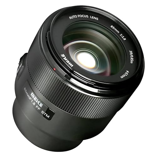 Meike 85mm F1.8 f/1.8 STM E-Mount Vollformat Autofokus objektiv mit großer Blende für Sony E-Mount-Kameras A7R A74 A7R4 A7C A7III A7RII A7RIII A7SIII A7SII A9 A6600 A6500 A6400 A6300 A6100 A6000 von Meike