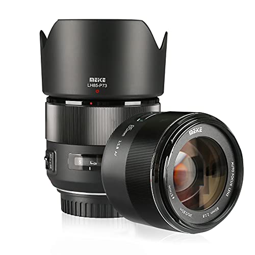 Meike 85mm f1.8 Large Aperture Full Frame Auto Focus Prime Telephoto Lens for EOS EF Mount Camera Compatible with APS-C Bodies Such as 1D 5D3 5D4 6D 7D 70D 550D 80D von Meike