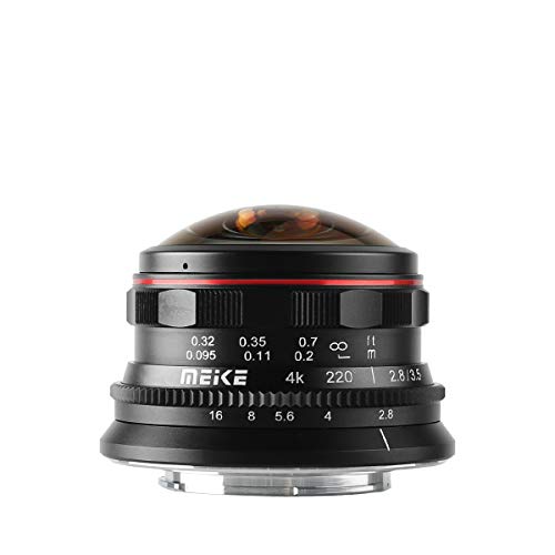 Meike MK-3.5mm f2.8 Ultra Wide Circular Fisheye Lens for Olympus Panasonic Lumix MFT Micro 4/3 Mount Mirrorless Camera von Meike