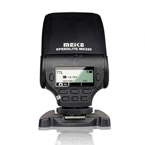 Meike MK-320S TTL LCD Mini Hot Shoe Blitzgerät für Sony Mi A7II A58 A7RII A7S NEX-6 A6000 DSRL Kameras von Meike