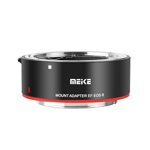 Meike Metall-Objektivadapter EF-EOSR Autofokus Mount Konverter für Canon EF/EF-S Objektiv auf EOS-R EOS-RP R5 R6 und Red Komodo Kameras von Meike