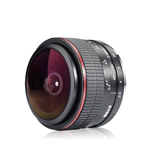 Meike Optics MK 6,5mm f2.0 Fisheye Objektiv Ultra-Weitwinkel für Nikon von Meike
