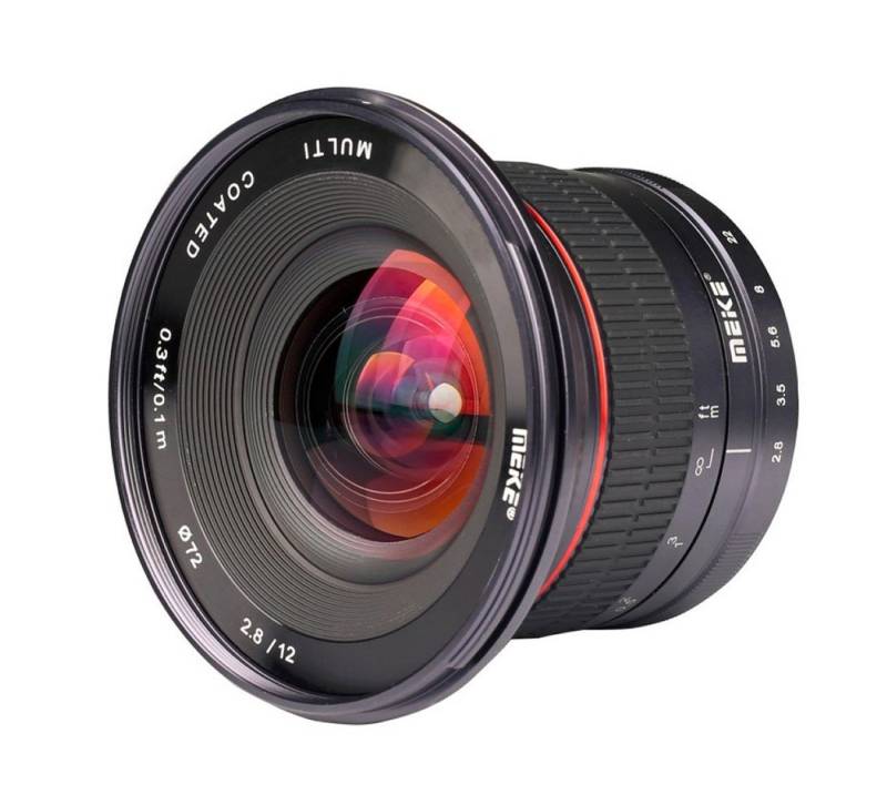 Meike Ultra-Weitwinkelobjektiv für Micro 4/3 Meike MK-12mm-F/2.8 Objektiv von Meike