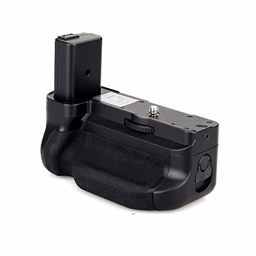 Meike Vertikaler Akkugriff MK-A6300 externer Netzteilhalter für Sony Alpha A6300 A6000 Kamera, funktioniert mit NP-FW50 Akku als Ersatz für Sony A6300 A6400 A6000 von Meike