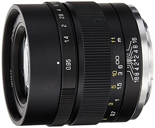 Zhongyi Mitakon Speedmaster 35 mm f/0, 95 Mark II Objektiv für Sony E spiegellose Kameras – Schwarz von Meike