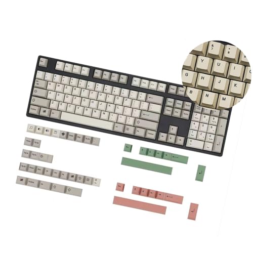 149 Tasten Hintergrundbeleuchtung Tastenkappen Retro 9009 Englisch/Koreanisch/Japanisch/Russisch Tastenkappe für mechanische Tastaturen bieten Haltbarkeit 149 Tasten Hintergrundbeleuchtung Tastenkappen Retro 9009 Englisch/Koreanisch/Japanisch/Russisch Tastenkappe für mechanische Tastaturen bieten Haltbarkeit von Meiliyizu