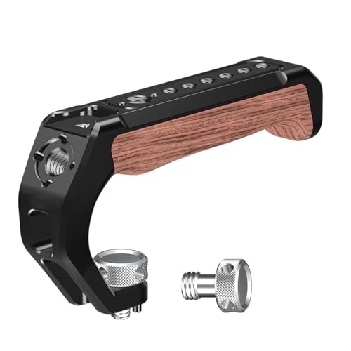 DSLR-Kamera-Handgriff aus Holz, Metall-Griff für Kamerakäfig, Stabilisierung mit 0,64 cm und 0,95 cm Gewindelöchern DSLR-Kamera-Handgriff aus Holz, Metall-Griff für Kamerakäfig, Stabilisierung mit 0,64 cm und 0,95 cm Gewindelöchern von Meiliyizu