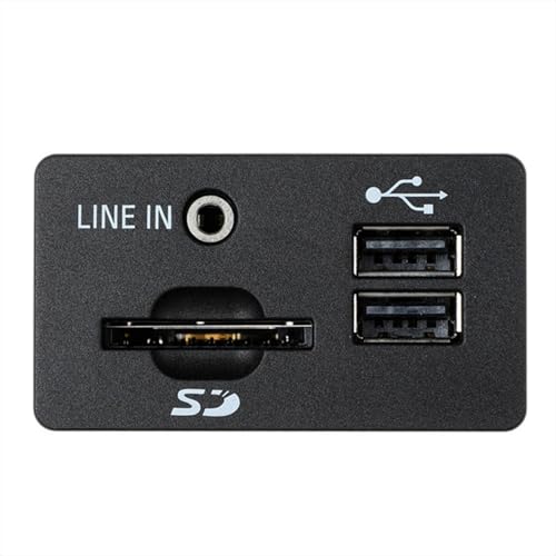 Meiliyizu USB Buchse, Port USB Port mit Kartenleser für TRANSIT F1CT-14F014-AA F1CT14F014AA Player USB Buchse von Meiliyizu