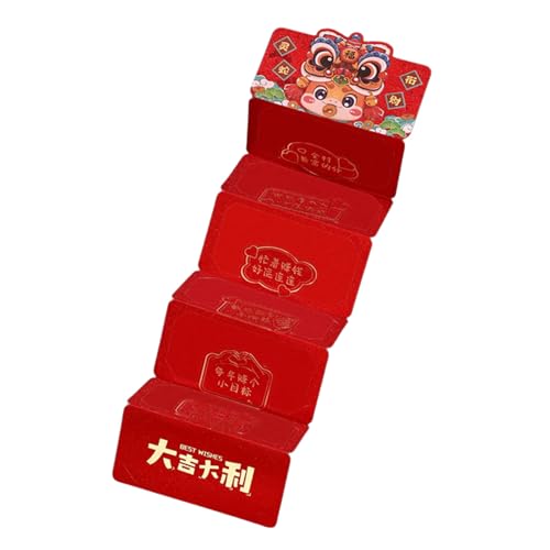Traditionelles Neujahrs-Geldpaket 2025, Schlangen-Thema, Rötungen, chinesisches Frühlingsfest, faltbares Papier, Hongbao Traditionelles Neujahrs-Geldpaket 2025, Schlangen-Thema, Rötungen, chinesisches Frühlingsfest, faltbares Papier, Hongbao von Meiliyizu