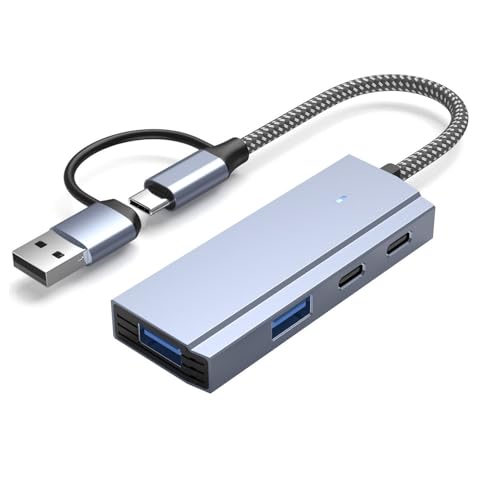 USB 3.0 und Typ C Zwei Port-Hubs, mehrere USB-Adapter für schnelle Datenübertragung und Aufladen von Handy-Tablets USB 3.0 und Typ C Zwei Port-Hubs, mehrere USB-Adapter für schnelle Datenübertragung und Aufladen von Handy-Tablets von Meiliyizu