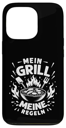 Mein Grill Meine Regeln Vatertag Spruch Für Mann Papa Humor Hülle für iPhone 13 Pro von Mein Grill Meine Regeln Vatertag Geschenk Papa