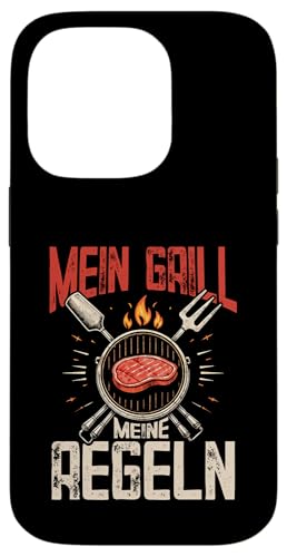 Mein Grill Meine Regeln Vatertag Spruch Für Mann Papa Humor Hülle für iPhone 14 Pro Mein Grill Meine Regeln Vatertag Spruch Für Mann Papa Humor Hülle für iPhone 14 Pro von Mein Grill Meine Regeln Vatertag Geschenk Papa