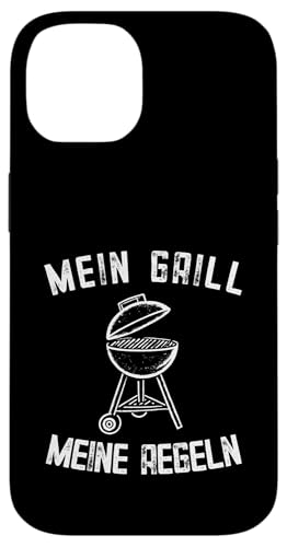 Mein Grill Meine Regeln Vatertag Spruch Für Mann Papa Humor Hülle für iPhone 14 von Mein Grill Meine Regeln Vatertag Geschenk Papa