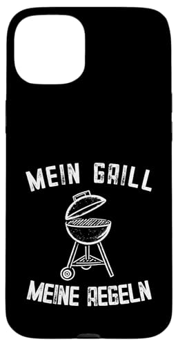 Mein Grill Meine Regeln Vatertag Spruch Für Mann Papa Humor Hülle für iPhone 15 Plus von Mein Grill Meine Regeln Vatertag Geschenk Papa