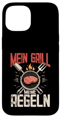 Mein Grill Meine Regeln Vatertag Spruch Für Mann Papa Humor Hülle für iPhone 15 Mein Grill Meine Regeln Vatertag Spruch Für Mann Papa Humor Hülle für iPhone 15 von Mein Grill Meine Regeln Vatertag Geschenk Papa