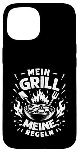 Mein Grill Meine Regeln Vatertag Spruch Für Mann Papa Humor Hülle für iPhone 15 Mein Grill Meine Regeln Vatertag Spruch Für Mann Papa Humor Hülle für iPhone 15 von Mein Grill Meine Regeln Vatertag Geschenk Papa
