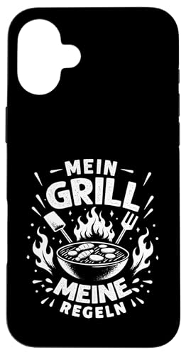 Mein Grill Meine Regeln Vatertag Spruch Für Mann Papa Humor Hülle für iPhone 16 Plus Mein Grill Meine Regeln Vatertag Spruch Für Mann Papa Humor Hülle für iPhone 16 Plus von Mein Grill Meine Regeln Vatertag Geschenk Papa