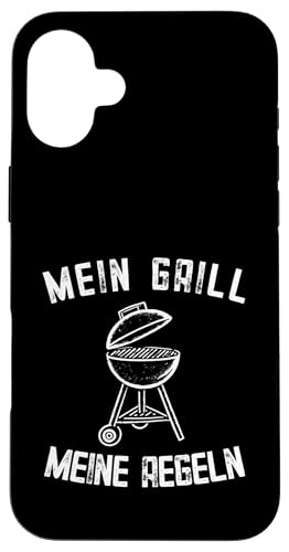 Mein Grill Meine Regeln Vatertag Spruch Für Mann Papa Humor Hülle für iPhone 16 Plus Mein Grill Meine Regeln Vatertag Spruch Für Mann Papa Humor Hülle für iPhone 16 Plus von Mein Grill Meine Regeln Vatertag Geschenk Papa