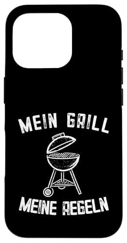 Mein Grill Meine Regeln Vatertag Spruch Für Mann Papa Humor Hülle für iPhone 16 Pro Mein Grill Meine Regeln Vatertag Spruch Für Mann Papa Humor Hülle für iPhone 16 Pro von Mein Grill Meine Regeln Vatertag Geschenk Papa