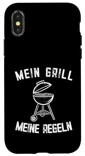 Mein Grill Meine Regeln Vatertag Spruch Für Mann Papa Humor Hülle für iPhone X/XS Mein Grill Meine Regeln Vatertag Spruch Für Mann Papa Humor Hülle für iPhone X/XS von Mein Grill Meine Regeln Vatertag Geschenk Papa
