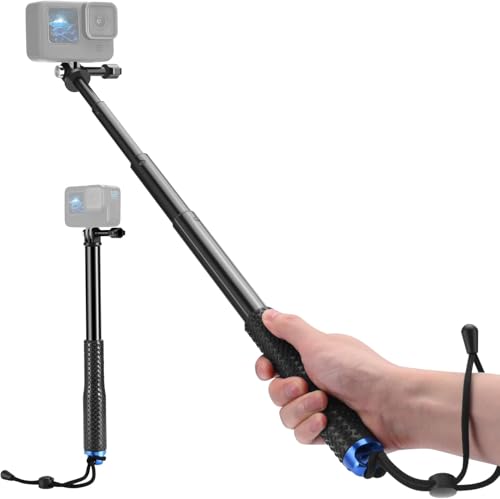 Mein HERZ Selfie Stick für GoPro,93CM Gopro Ausziehbare Selfie-Stangen,Selfie-Stangen Verstellbare,Wasserdicht Selfie Stick für Hero 13/12/11/10/9/8/7/Max von Mein HERZ