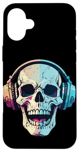 DJ Skull - Musikliebhaber lustig Hülle für iPhone 16 Plus DJ Skull - Musikliebhaber lustig Hülle für iPhone 16 Plus von MeinShirt